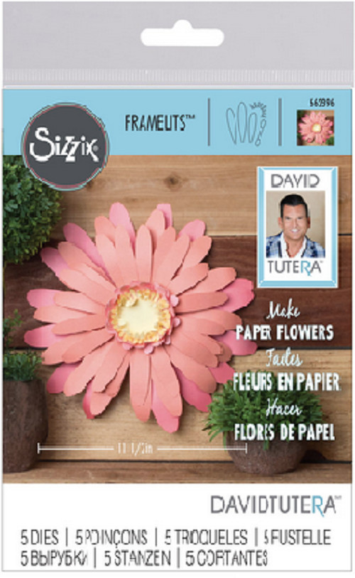 Sizzix Framelits David Tutera Die Set, You Choose - 12 Styles Rose Lily Leaf