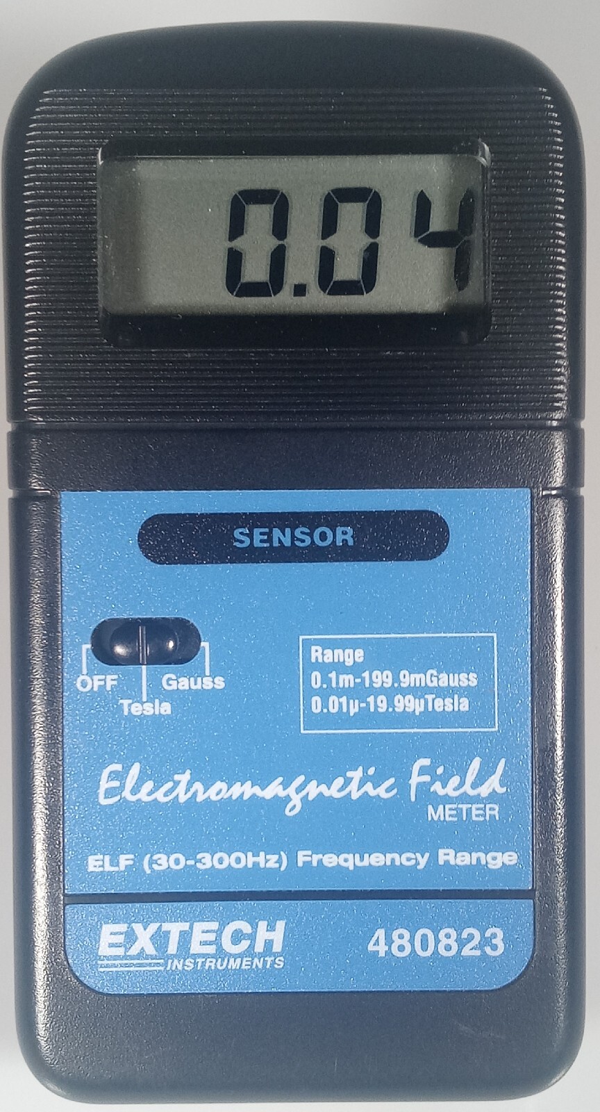 Extech 480823 EMF/ELF Meter Measures Electromagnetic Field. Made in Taiwan
