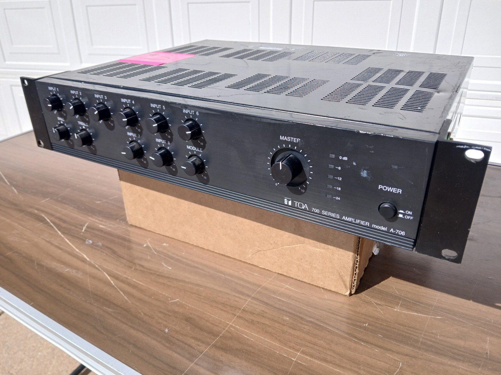 TOA 700 Series Model A-706 Powered Mixer #3 - Used