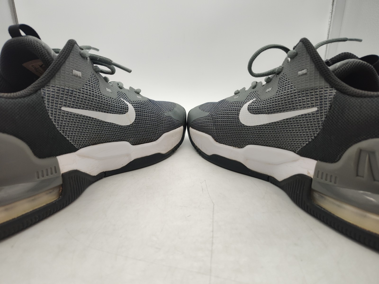 Nike-Air Max-Alpha Trainer 5-Smoke Gray/White-DM0829-003-Shoes-Mens Size 12-NICE
