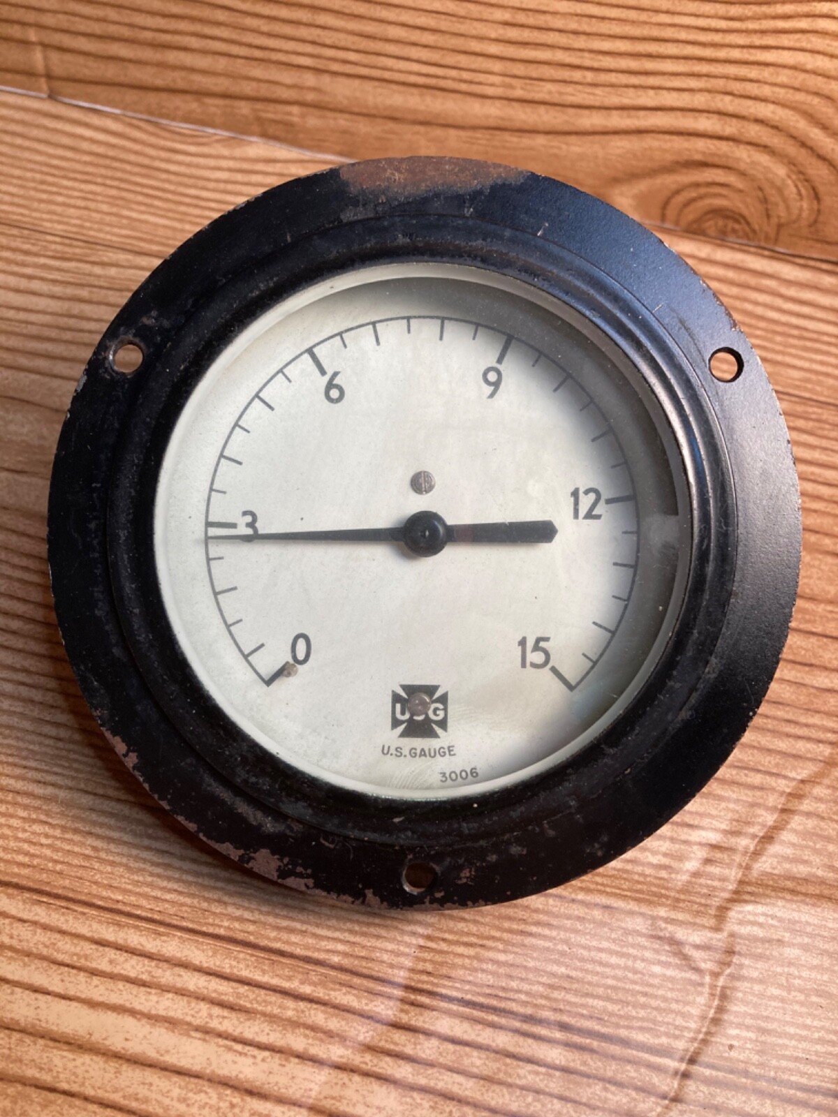 VINTAGE US GAUGE CO NY Pressure Gauge