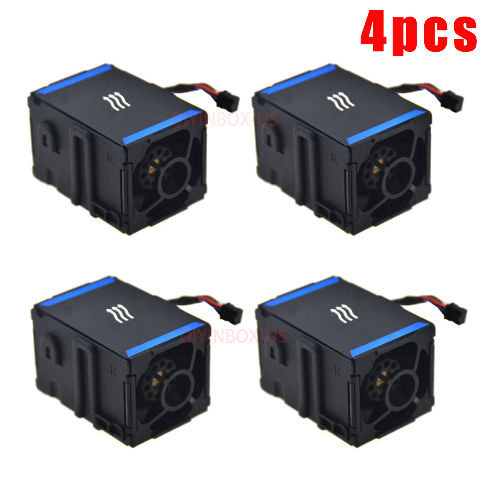 4 Pack HP ProLiant DL160 G8 Gen8 Cooling Fan 663120-001 677059-001 GFM0412SS-BB3