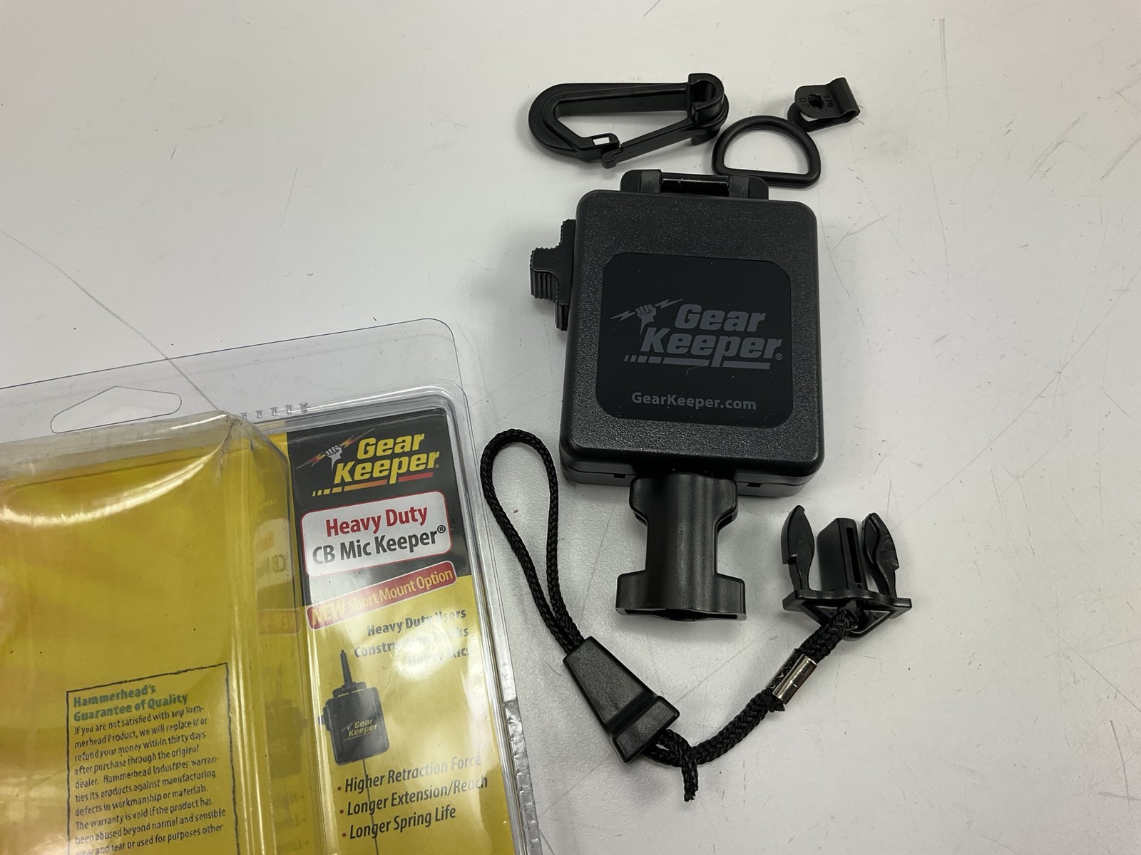 Gear Keeper RT3-4112 Heavy Duty Black 42" Retractable CB Radio Microphone Hanger
