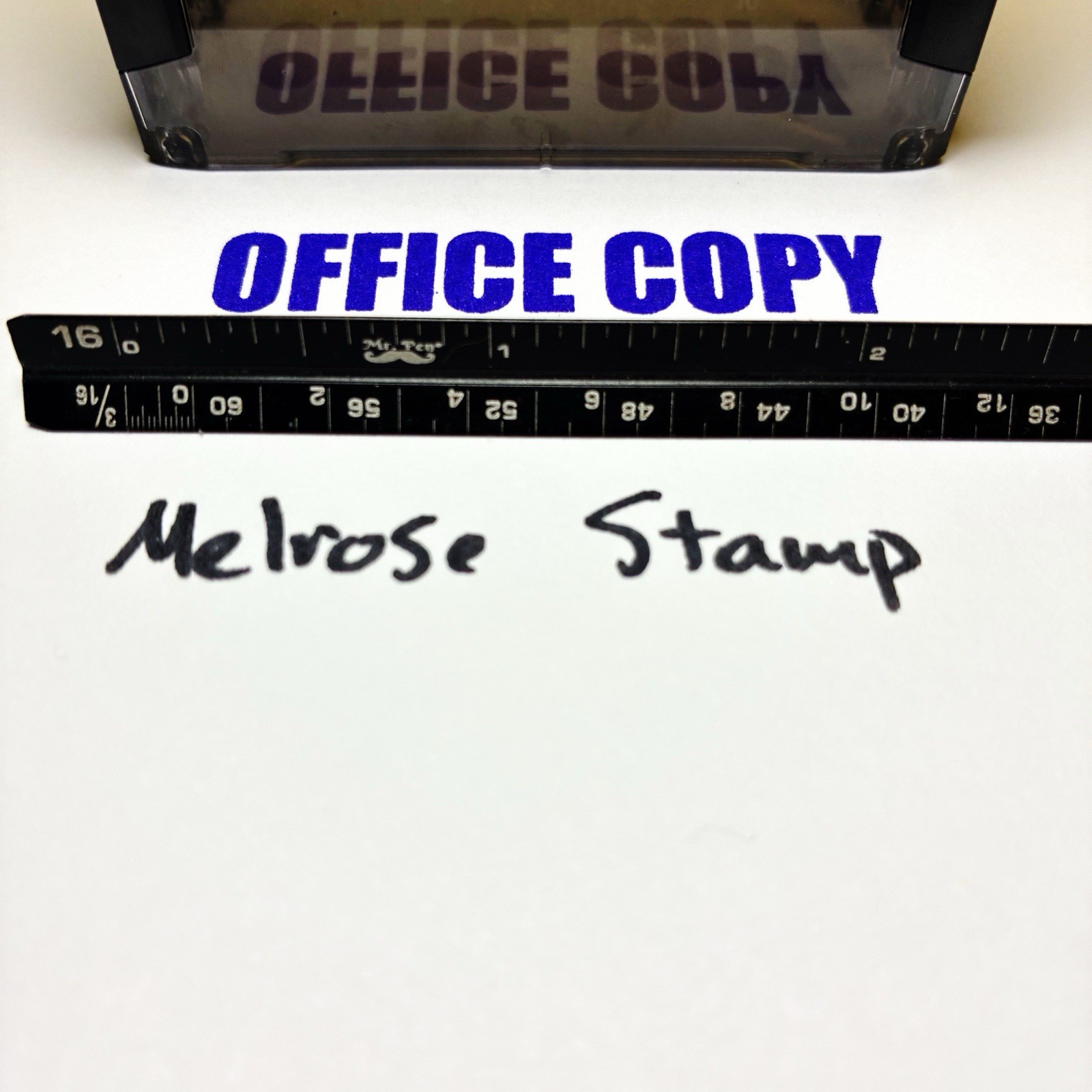Office Copy Rubber Stamp Purple Ink Self Inking Ideal 4913