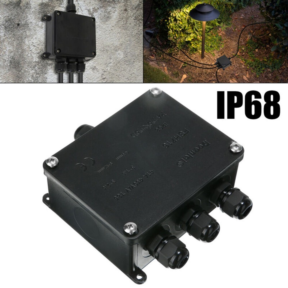 User Friendly 4 Way Junction Box for Outdoor Cable Wire Sleeve Connector