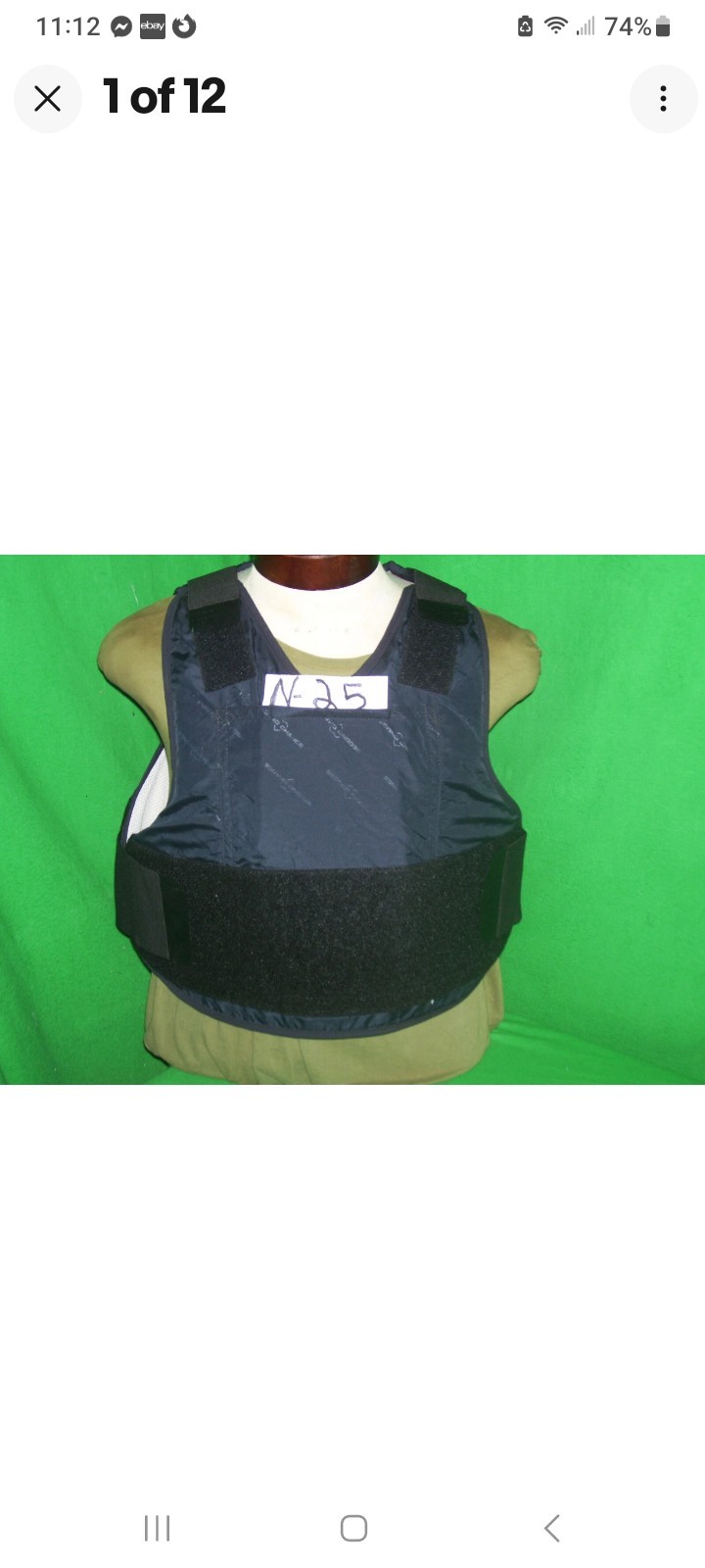 SECOND CHANCE Body Armor Bullet Proof Vest Level II L-NEW-NOS-2012+5X8 free N-25