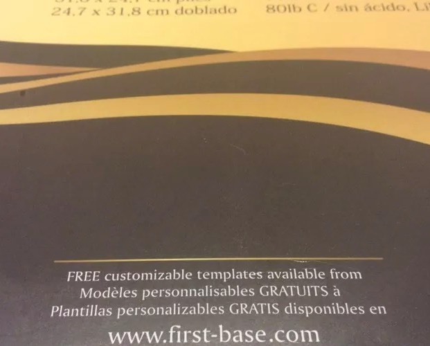 First Base St James Elite Double Fold Linen Certificate Holder 5 Pack Black