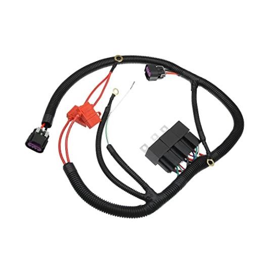7L5533A226T Dual Electric Fan Upgrade Wiring Harness Kit for GM 1999-2006 ECU