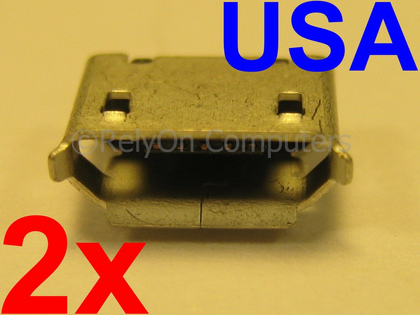 2x USB Charging Port Micro for Archeer Wireless Home Stereo A320 Bluetooth Spkr