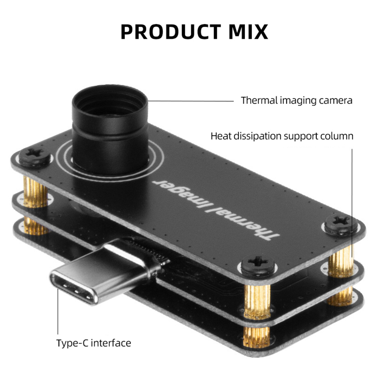 USB Type-C Thermal Imaging Camera For Android Mobile Phone Enhanced Features US