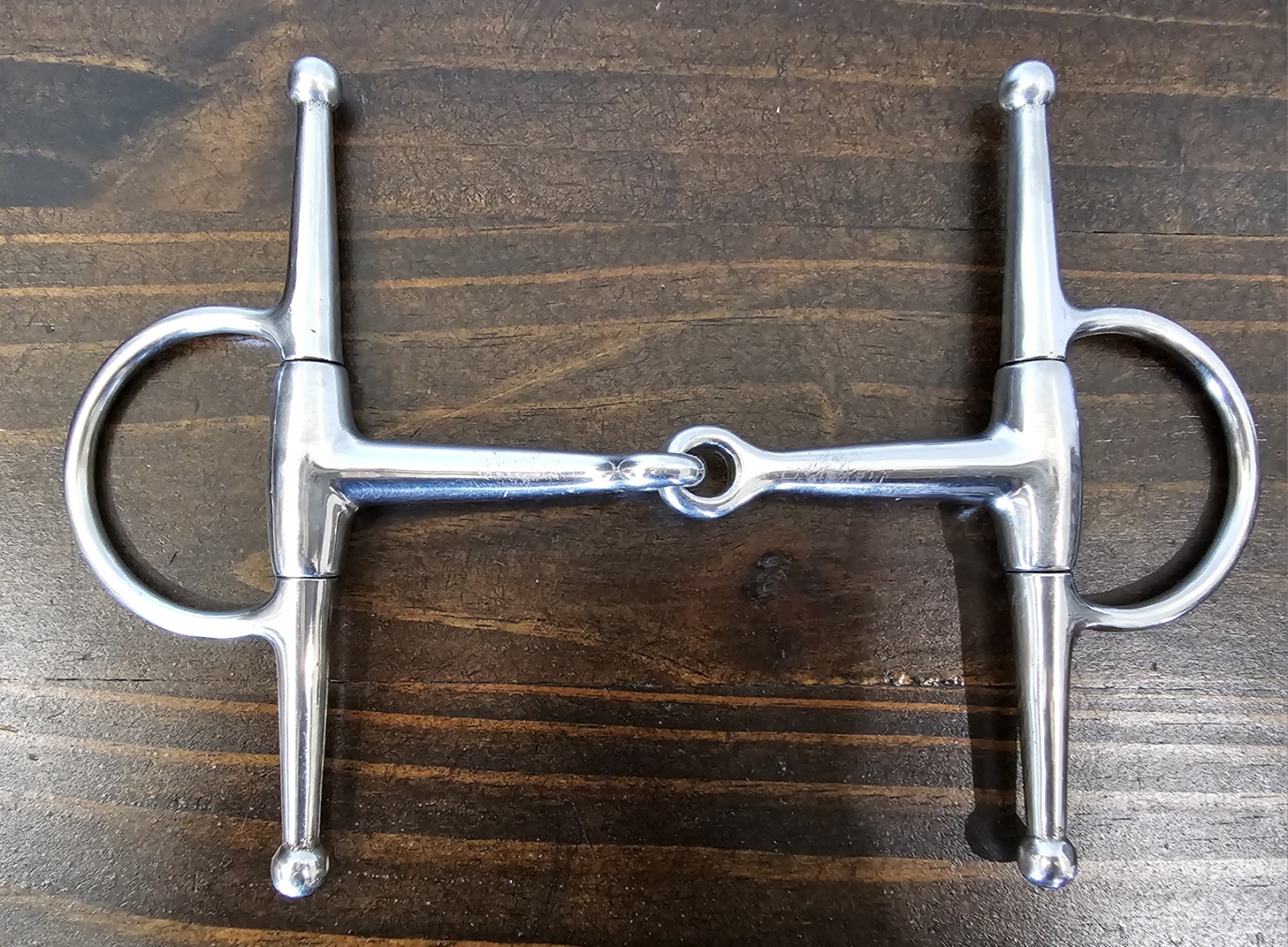 Full Cheek Single Joint Smooth Mouth Snaffle Horse Bit