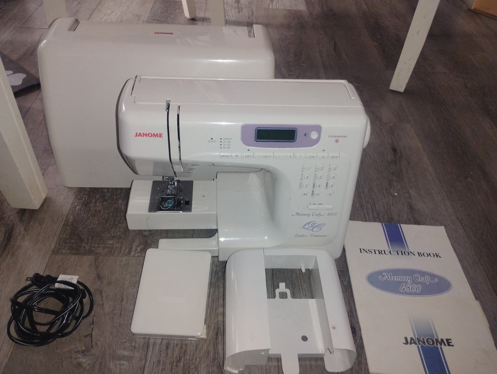 Janome Memorycraft 4800 Embroidery Quilting Sewing Machine All  Bells & Whistles