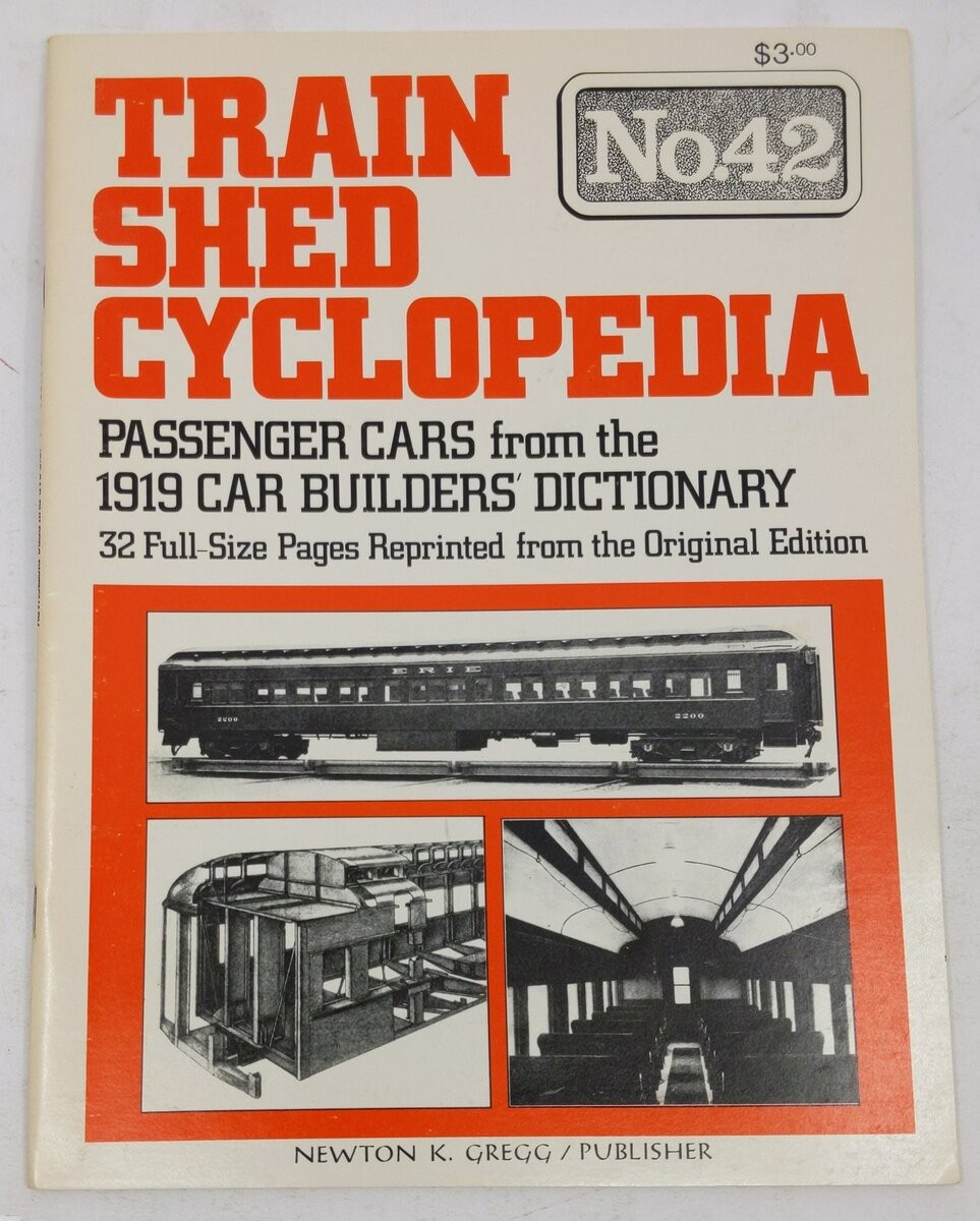 Train Shed Cyclopedia No. 42 Paperback Book By Newton K. Gregg EX