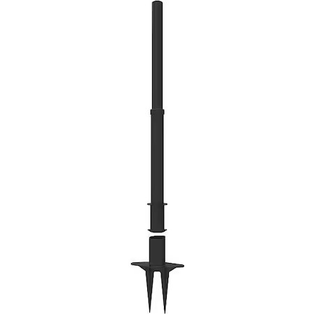Banner Stakes Pl4070 Plus Barrier System Post, Black
