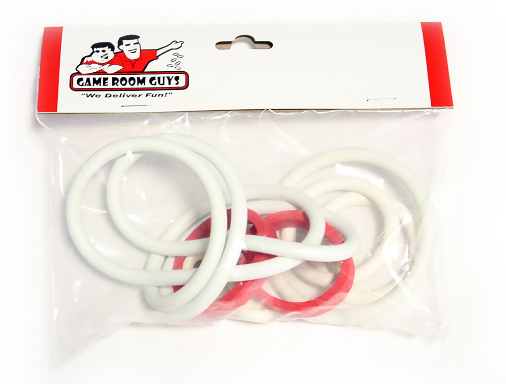 Wonder Wizard/Demolition Derby/CB Charlie/Flying Aces Pinball White Rubber Ring