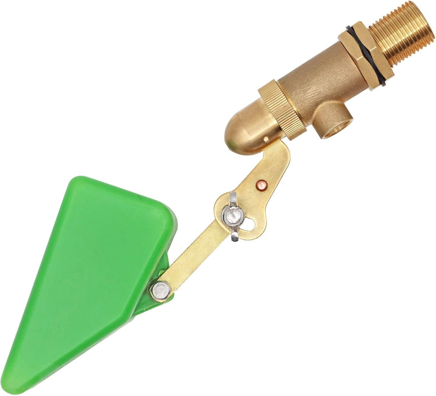 1/2 Inch Brass Valve with Plastic Float Water Float Valve with Adjustab