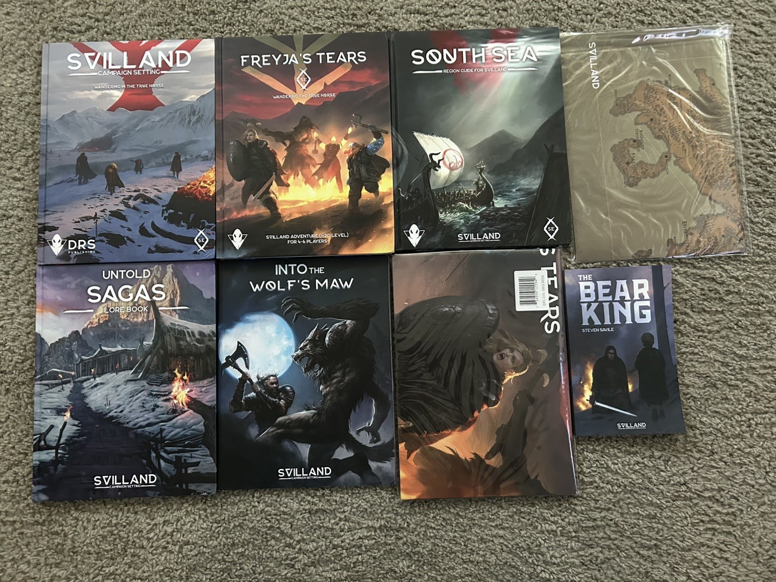 Svilland 5E Kickstarter w/Freya's Tear’s and more NEVER READ