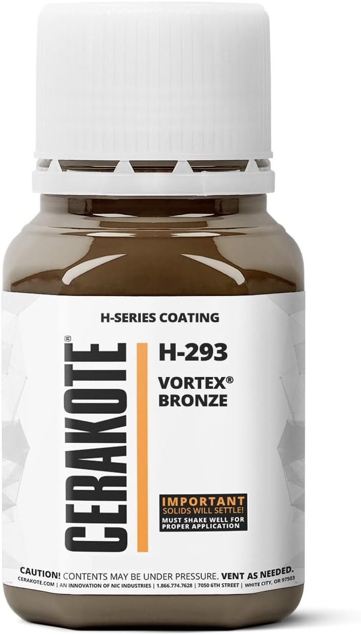 Cerakote H-Series Oven Cure H-293P Vortex Bronze Ceramic Coating (16oz) Part B