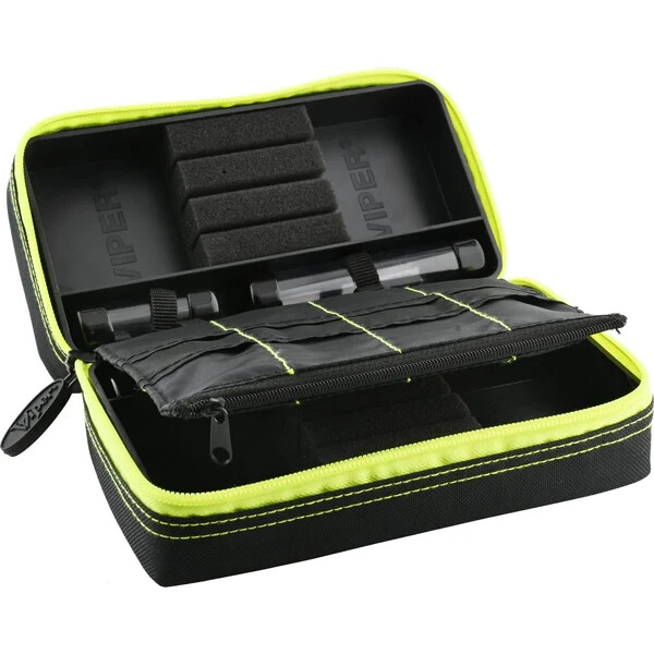 YELLOW VIPER PLASMA PRO DART CASE WILL HOLD 2 SETS FULLY LOADED DARTS
