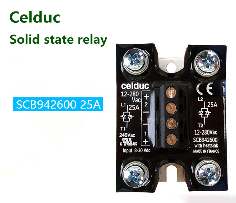 Celduc solid state relay SCB942600 25A DC control AC