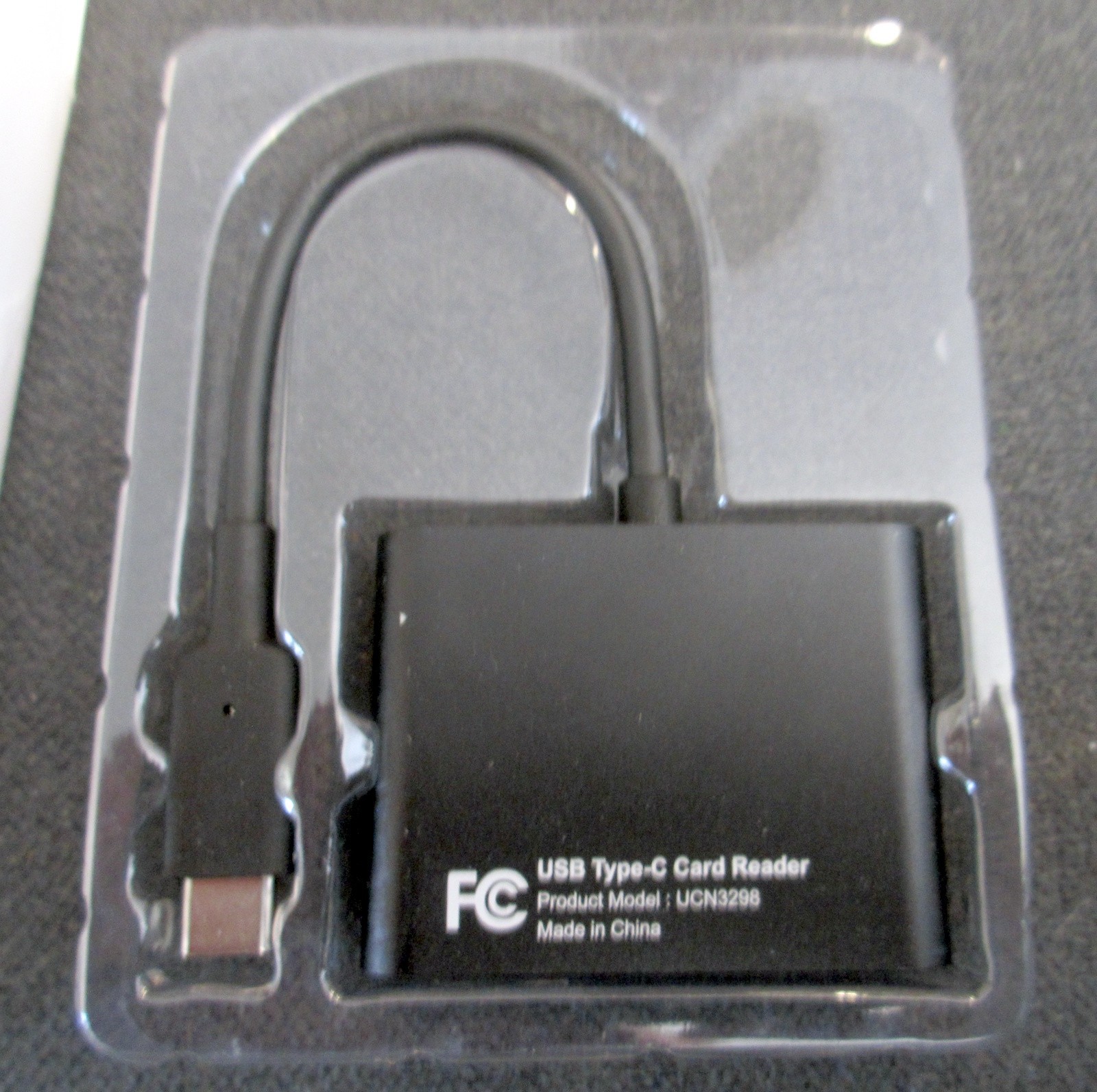 HICOBER USB Type-C Card Reader, Silver UCN3298 SD / Micro SD - NEW in Box