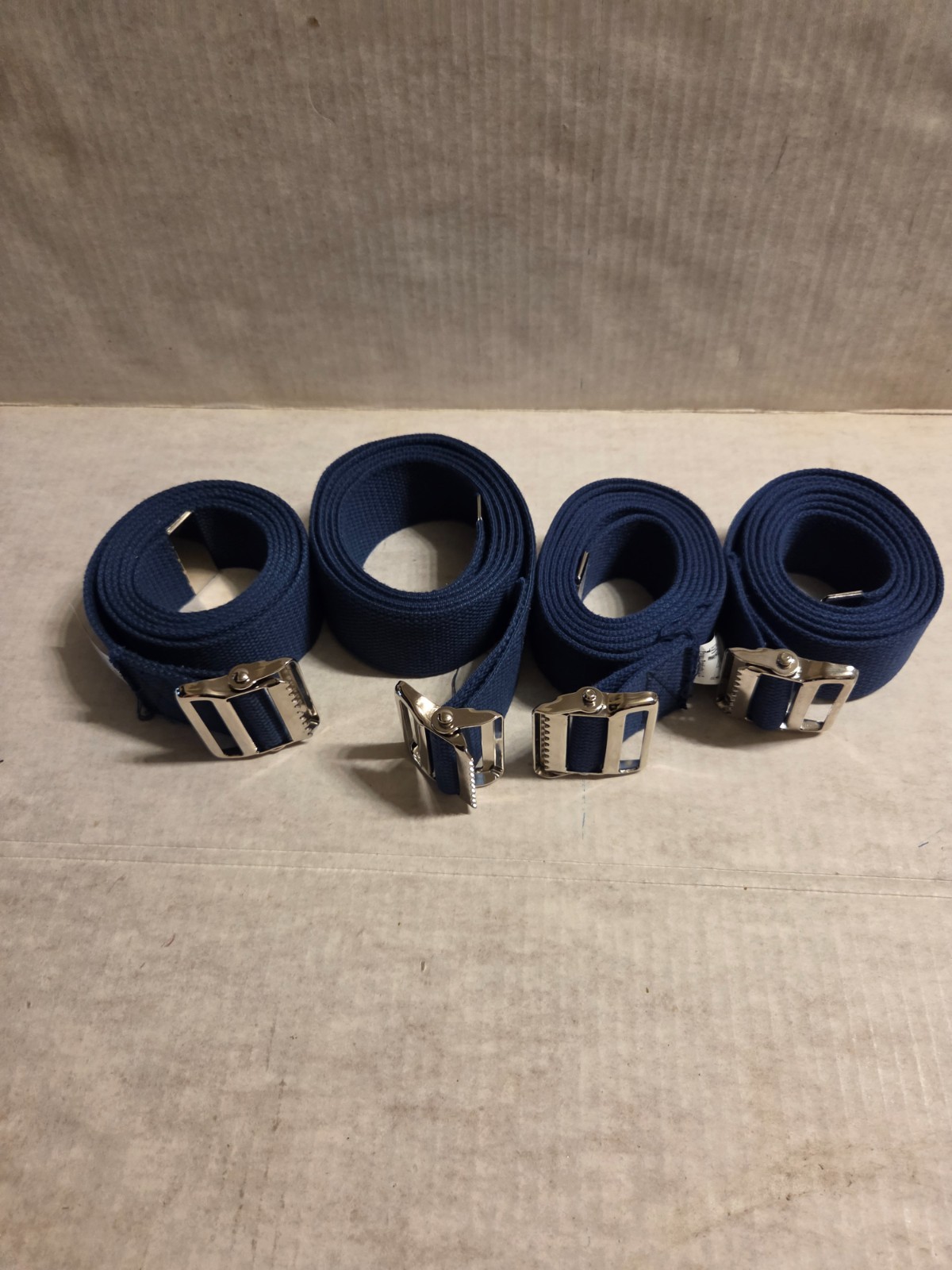Lot of 4 Transfer and Gait Belt for Patient assistance with adjustable metal...