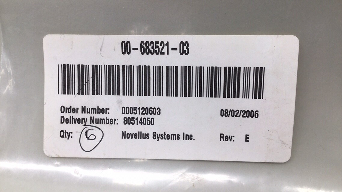 Novellus 00-683521-03 Protector Cavity Shield ISA Cleanpart 0068352103