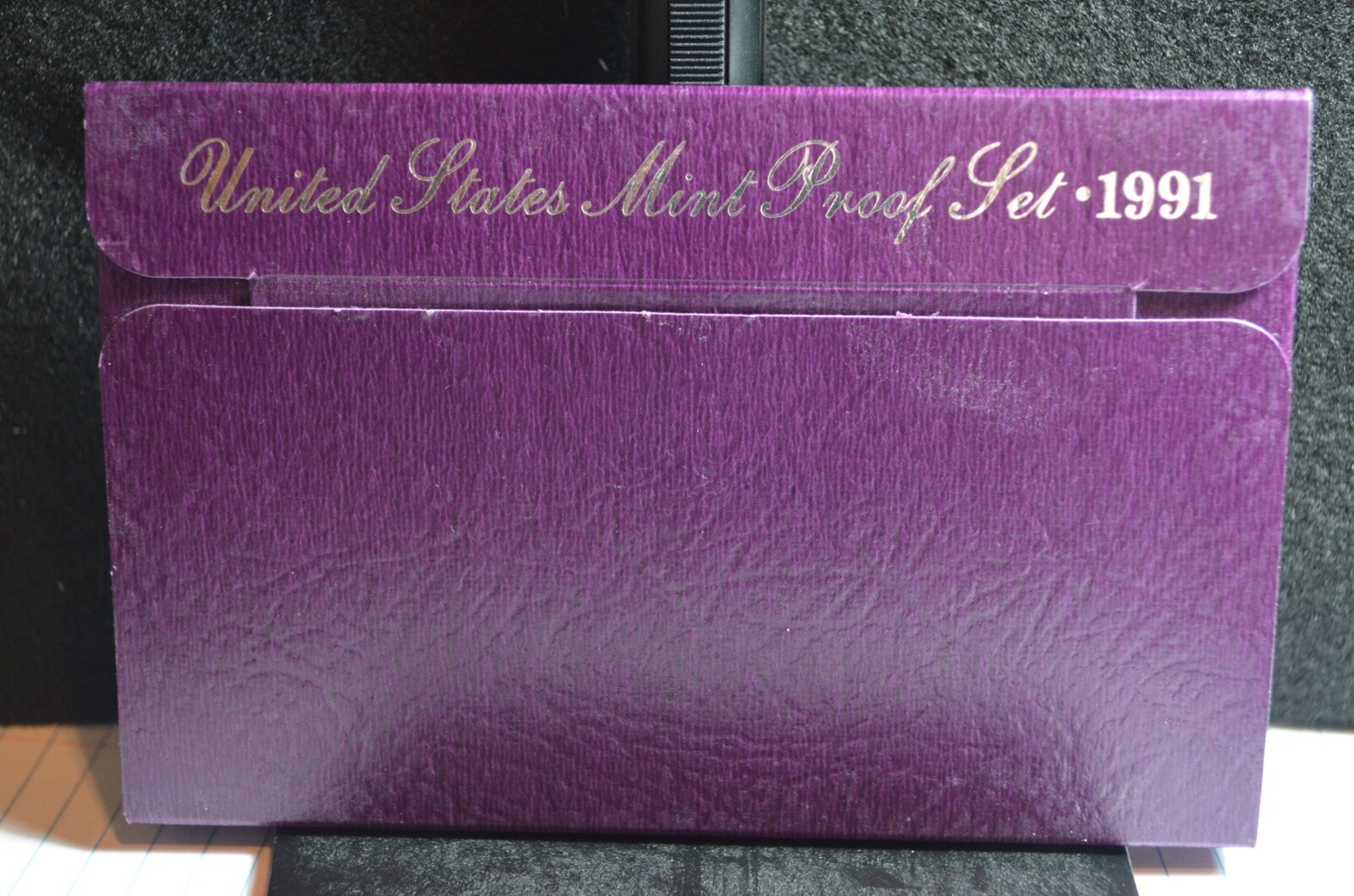 1991 PROOF SET AND COA REPLACEMENT BOX NO COINS GREAT BOX TOP QUALITY