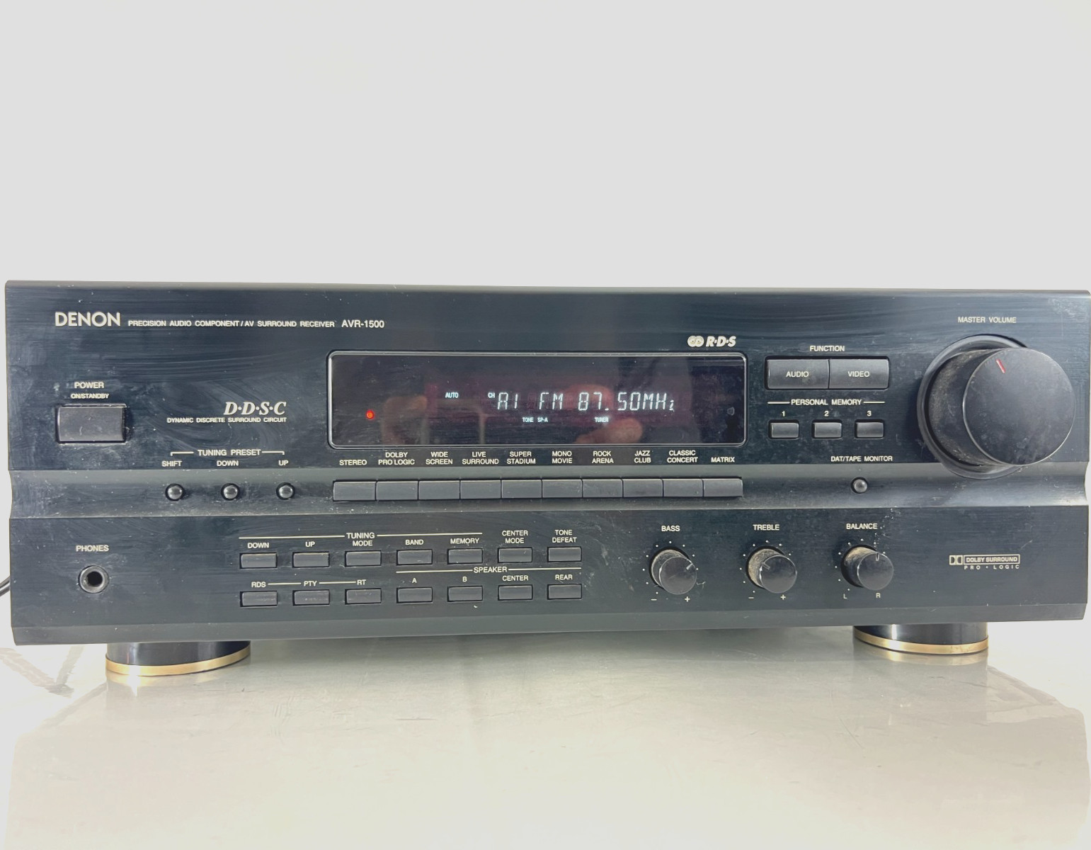 Denon AVR-1500 Receiver Precision Audio Component/AV Surround System