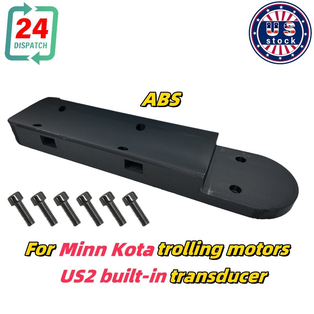 For Lowrance Black Transducer Mount Active Imaging 3-In-1 Minn Kota ABS 1PCS