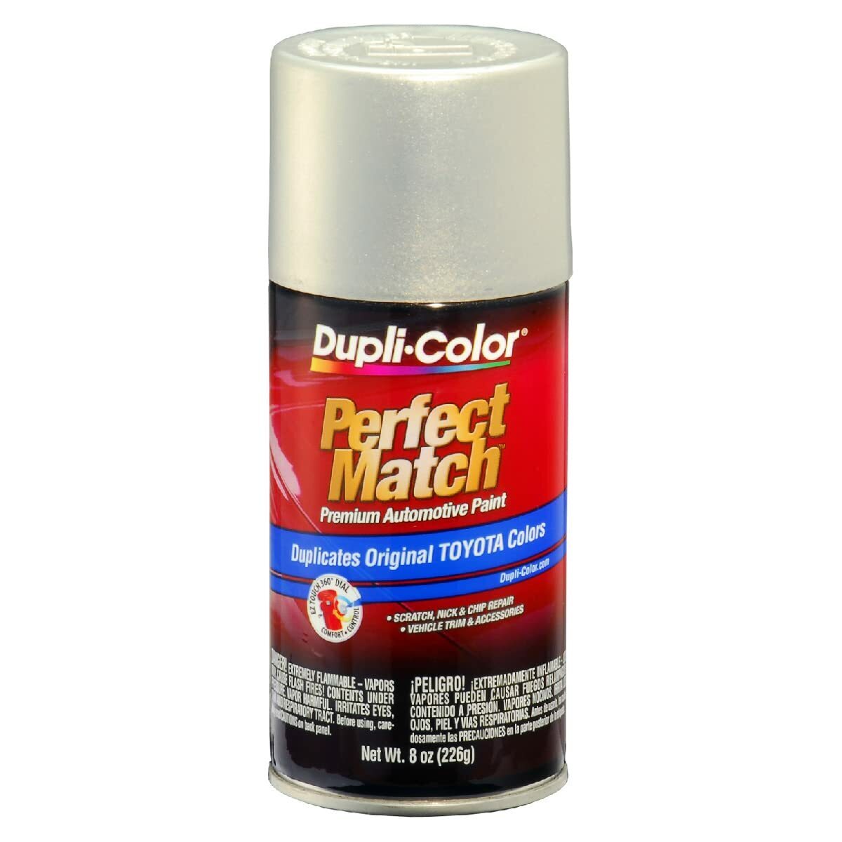 Dupli-Color Perfect Match Spray Paint Toyota Silver Opal Metallic 1C4 8 oz