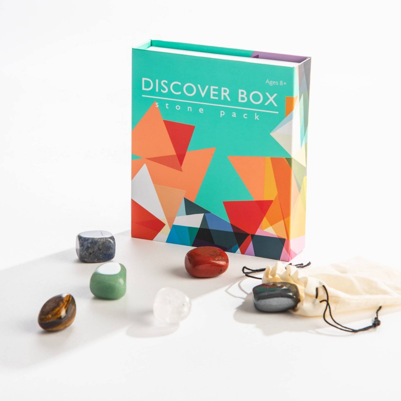 Discover Box: Polished Stones in a Keeper Box. The Start of a Collection