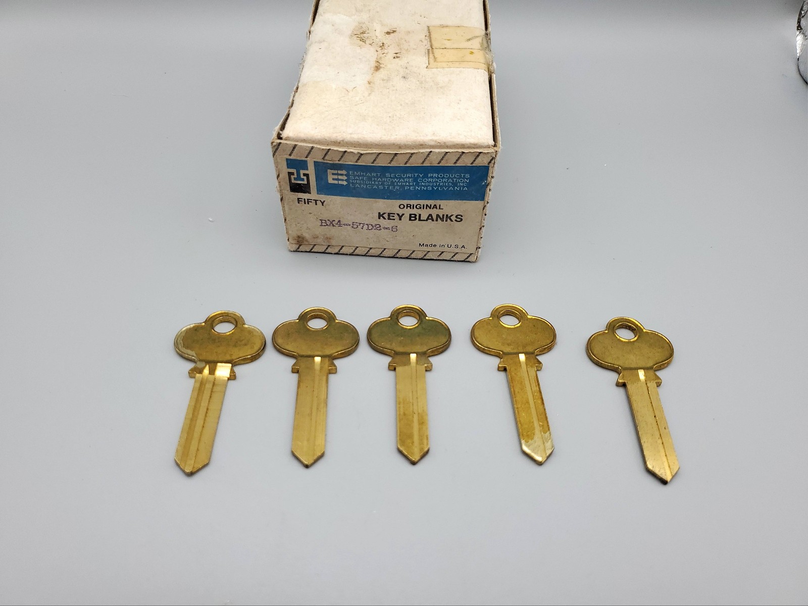 5x Corbin 57D2-6 Key Blanks 6 Pin 57D2 Keyway X Bitting