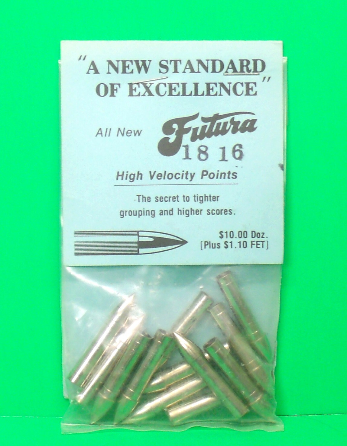 Original Futura High Velocity Target Points for 1816 Aluminum Arrows - New Pack