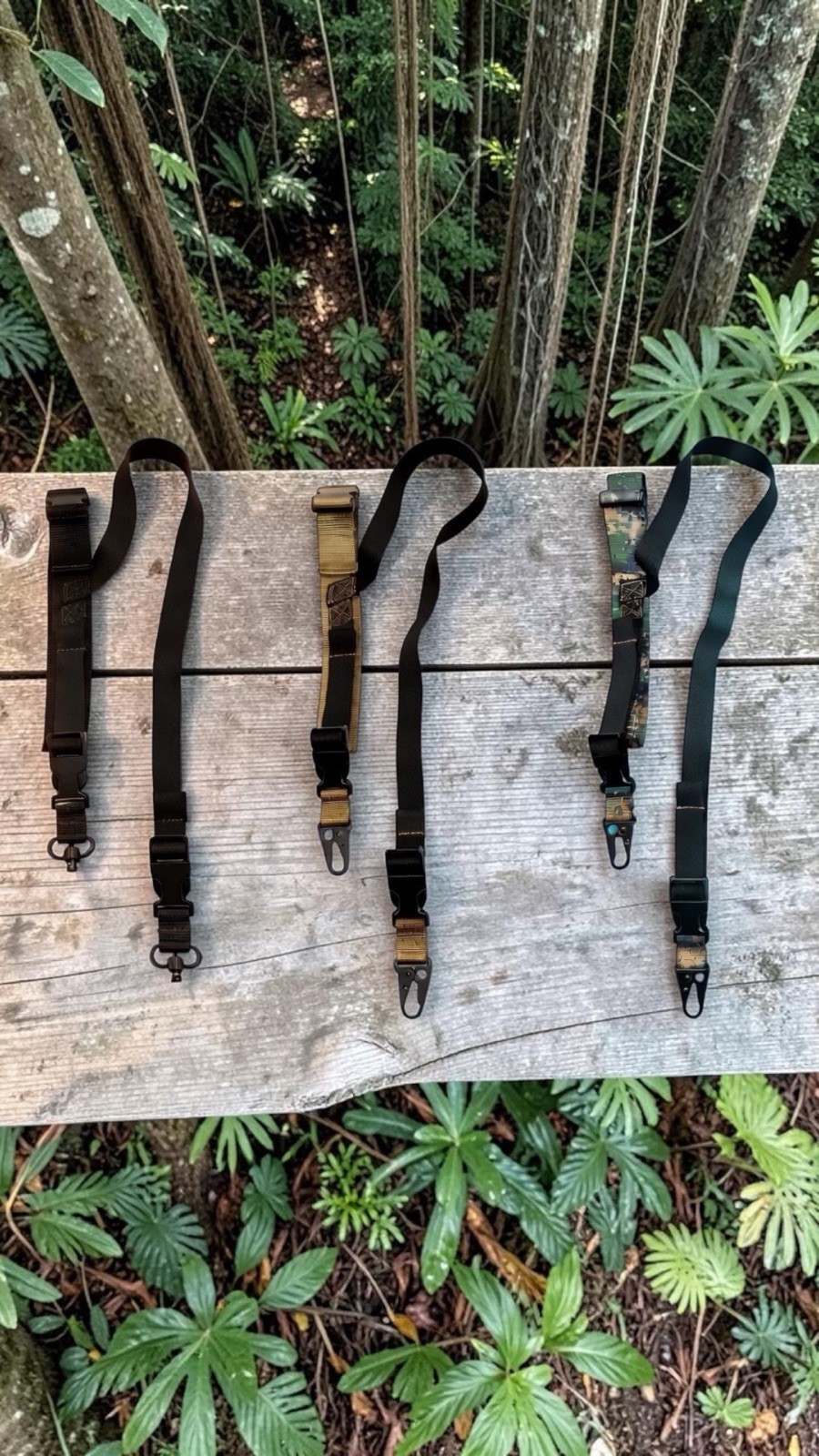Ready Tactical Slings – Black Tactical Rifle Sling (Made in USA) HK Snap Hooks.