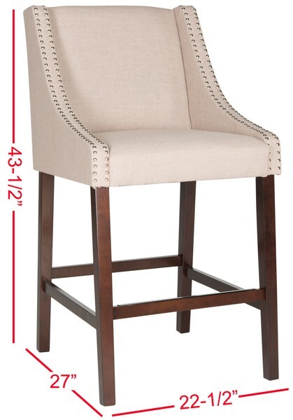 Safavieh DYLAN BAR STOOL, Reduced Price 2172728100 FOX6222B