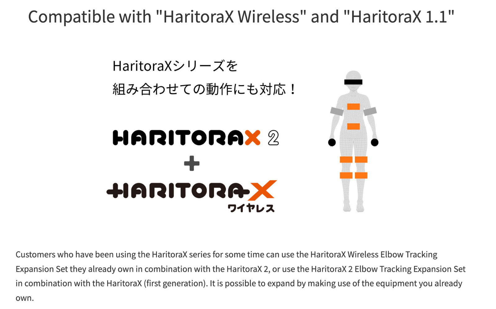 Haritorax 2 Wireless Full Body Tracking by Shiftall Bluetooth Tracking For VR