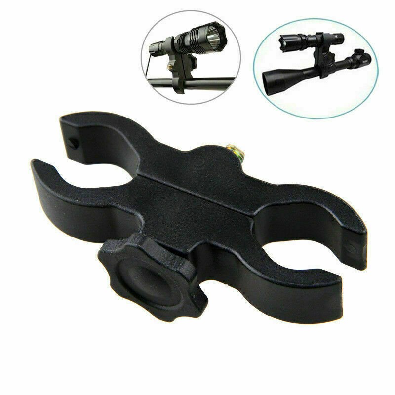 90000LM LED Flashlight Torch Rechargeable Zoomable Rifle. Light with Scope Mount