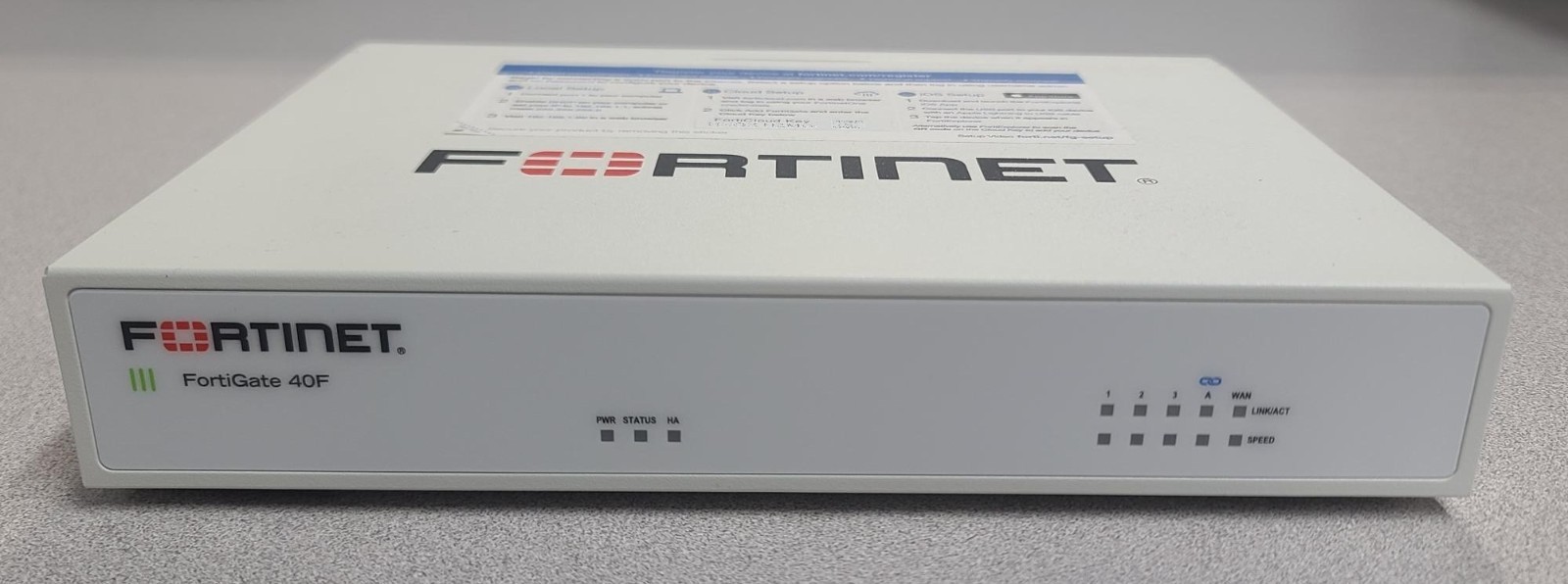 Fortinet FortiGate FG-40F Network Firewall Appliance Factory Reset TESTED - MINT