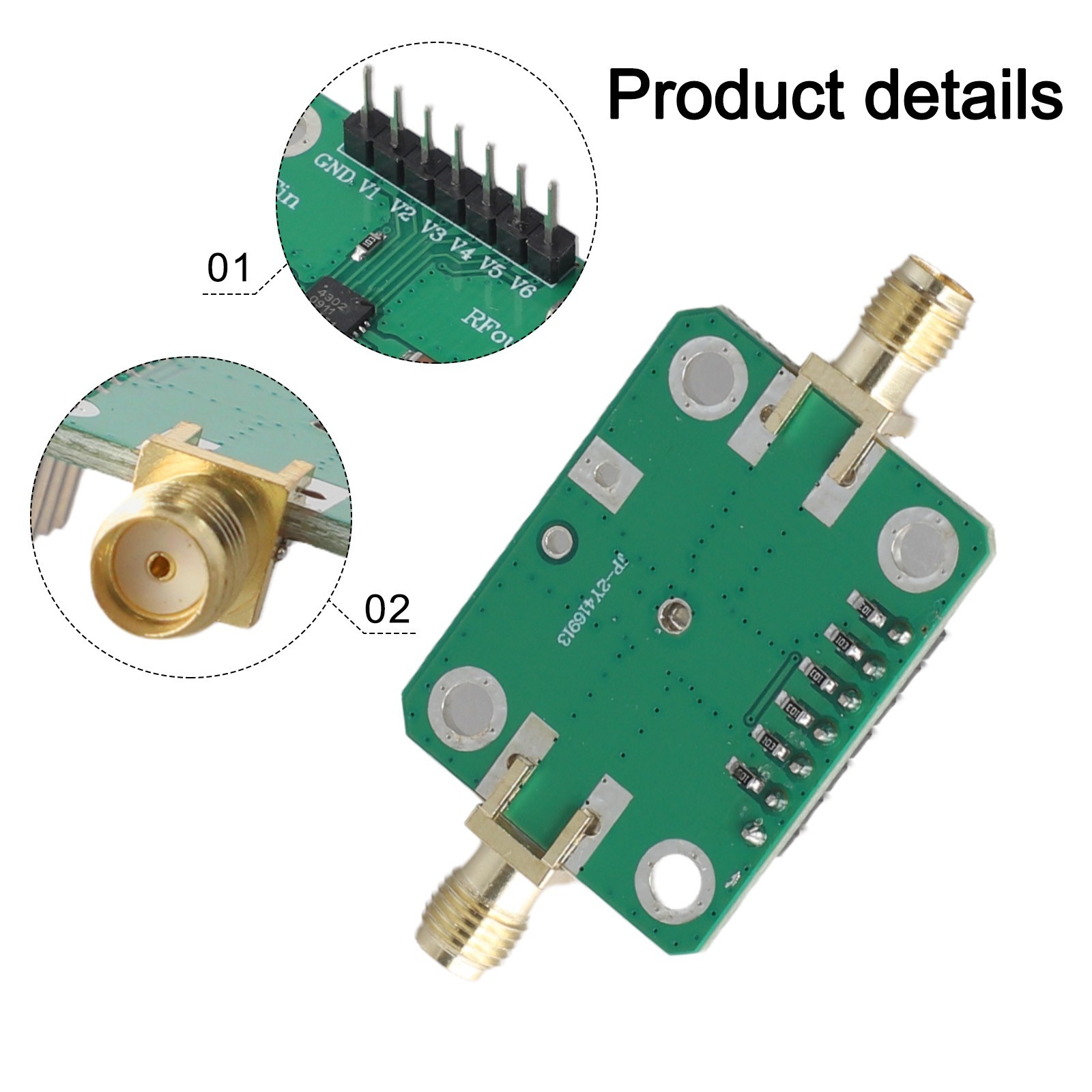 Programmable Gain Attenuator PE4302 Module Bandwidth from 1MHz to 4GHz