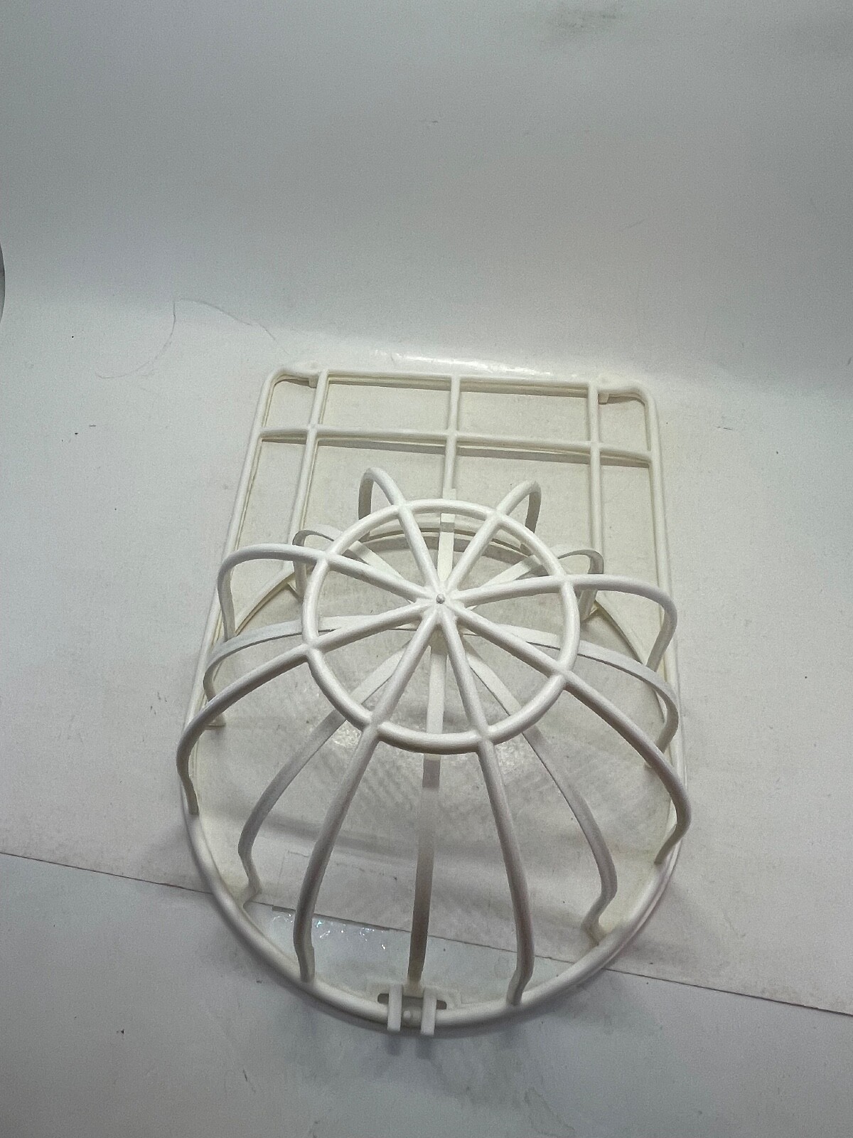 2-Piece Ball Cap Washer Frame - Plastic White