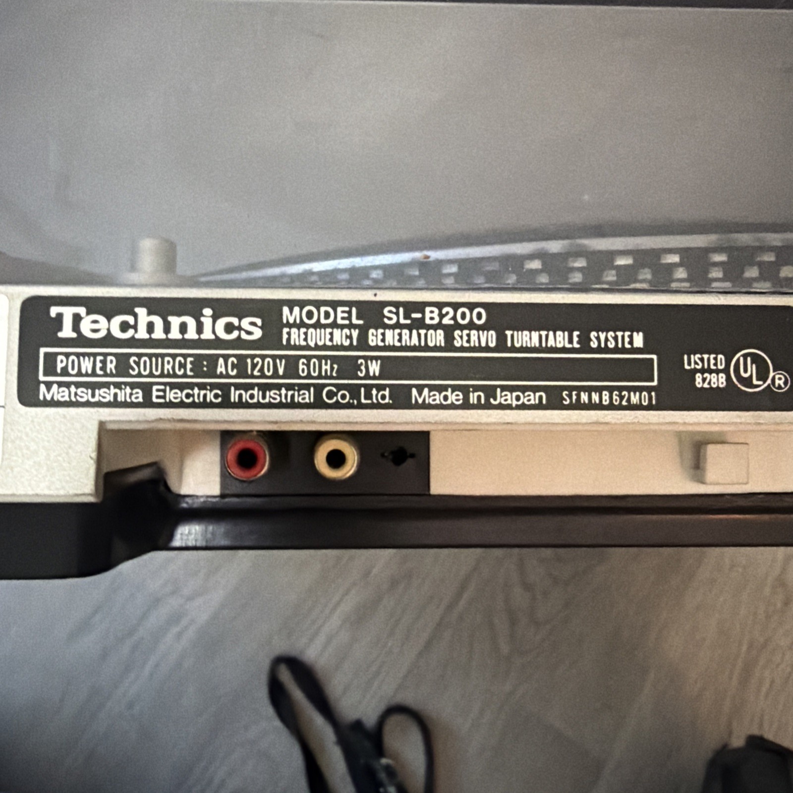 Technics SL-B200 Frequency Generator Servo Automatic Turntable Parts Only