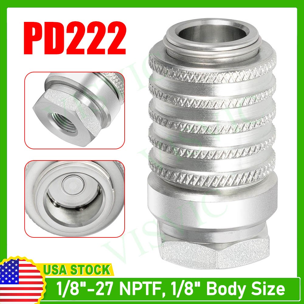 PD222 Test Port and Diagnostic Equipment Quick Coupler w/ Female Pipe Thread