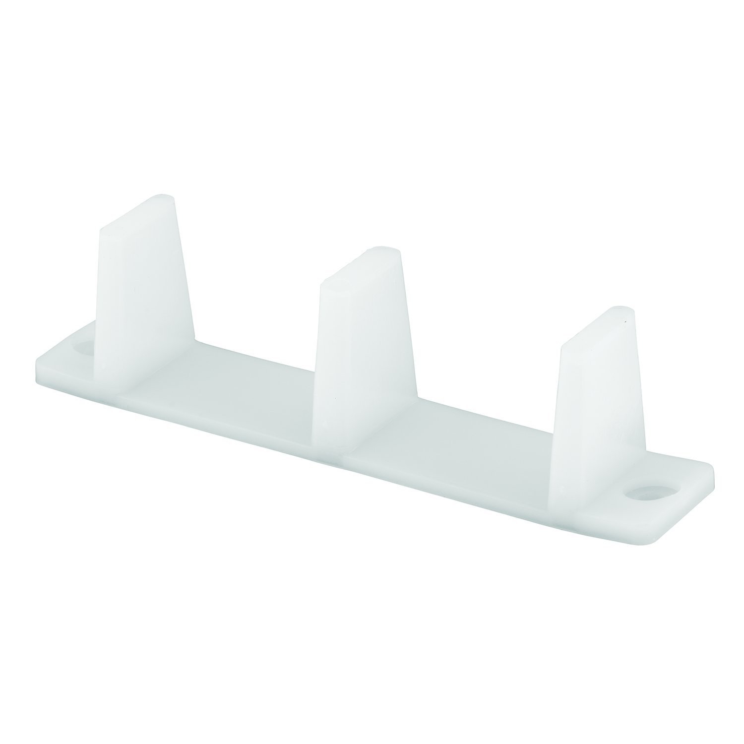 Prime-Line MP6563-4 Plastic Sliding Closet Door Guide for 1-3/8 4 Pack, White