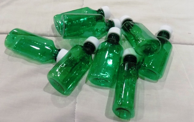 25 LOT RX Medicine GREEN Plastic Storage Bottles/Caps 4 OZ Size-BRAND NEW