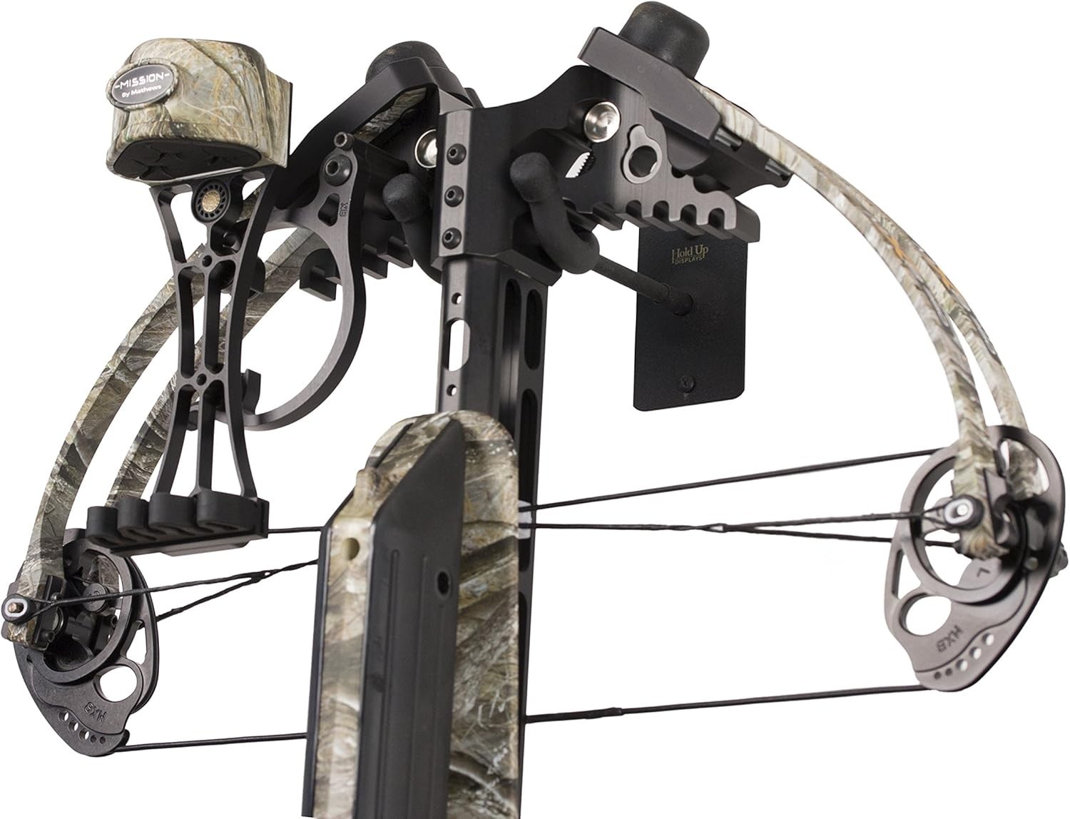 Versatile Crossbow Holder with Pivoting Cradle - Ideal Flat Wall Display