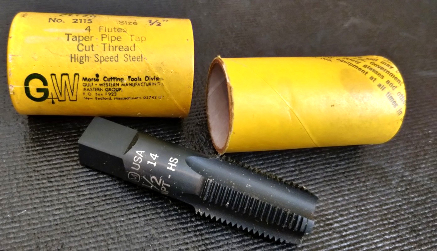 MORSE USA🇺🇸   1/2" -14 NPT Pipe tape High Speed Steel