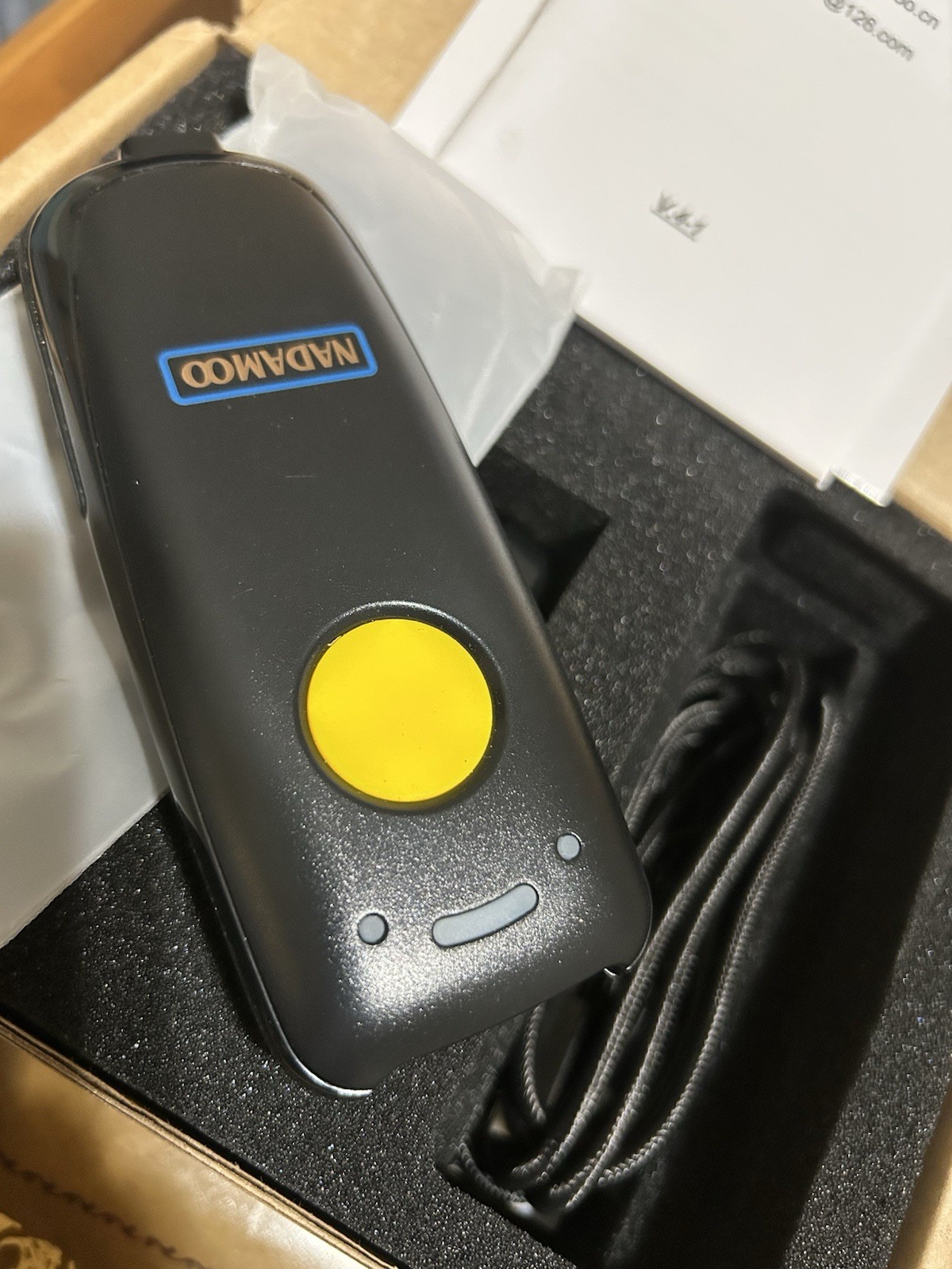 NADAMOO Wireless 2D Barcode Scanner Bur3149