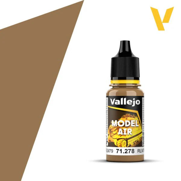 Vallejo Model Air 71.278 Sand Yellow RLM79 18ml