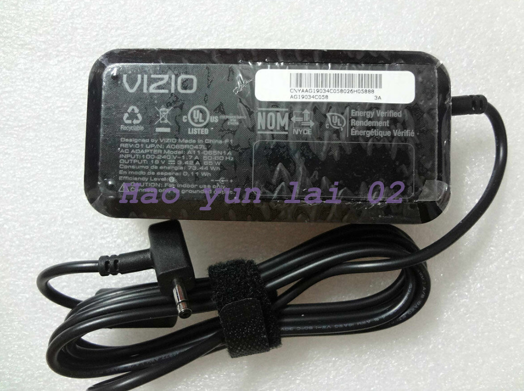 1PC 19V 3.42A 65W A11-065N1A for Vizio CN15,CT14,CT15 Laptop AC Adapter NEW